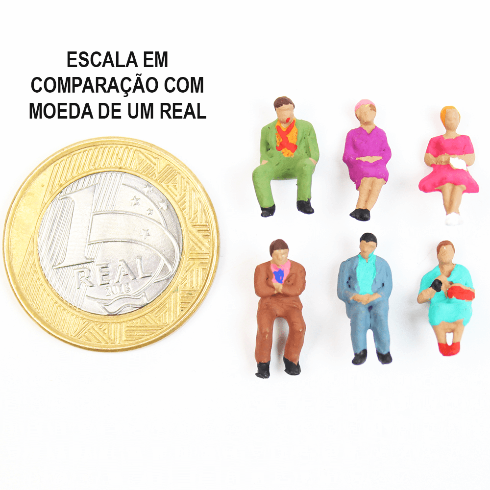 Figuras Para Maquetes 1/100 632 Minitec 06 Peças
