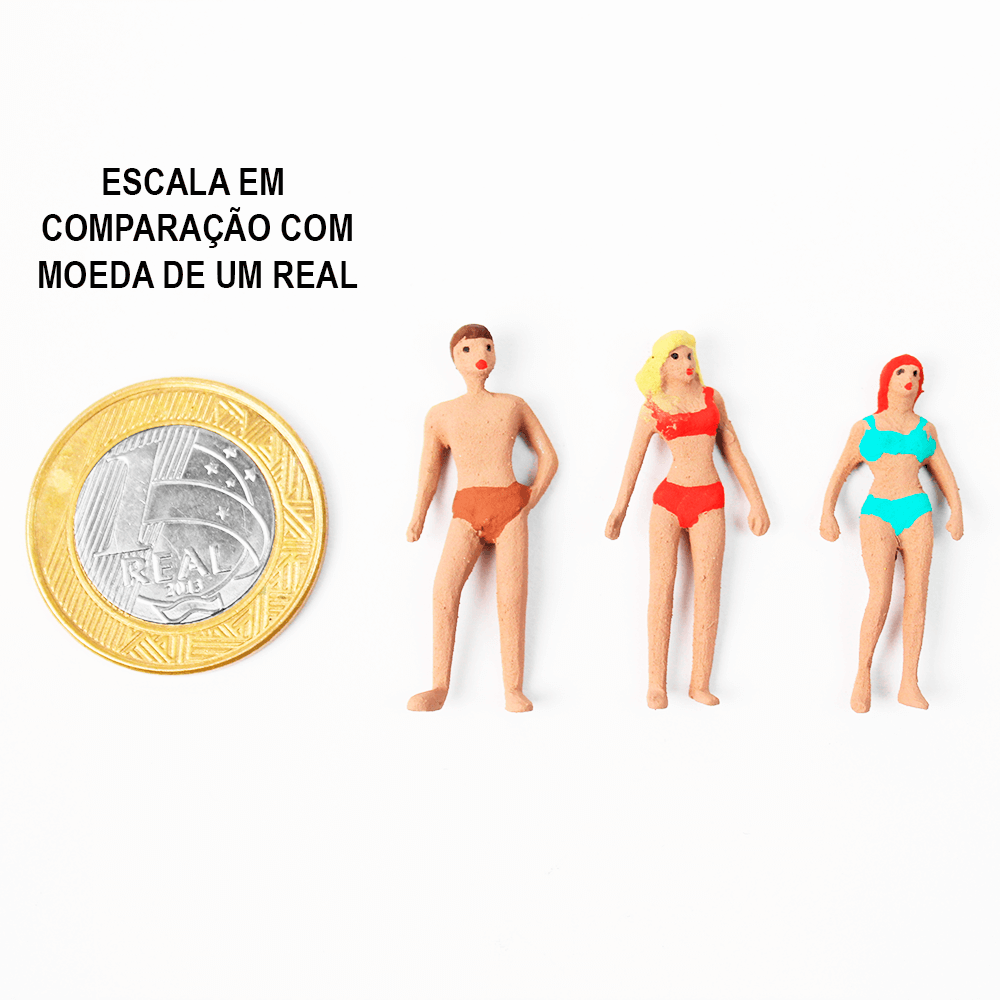 Figuras Para Maquetes 1/50 678 Minitec 03 Peças
