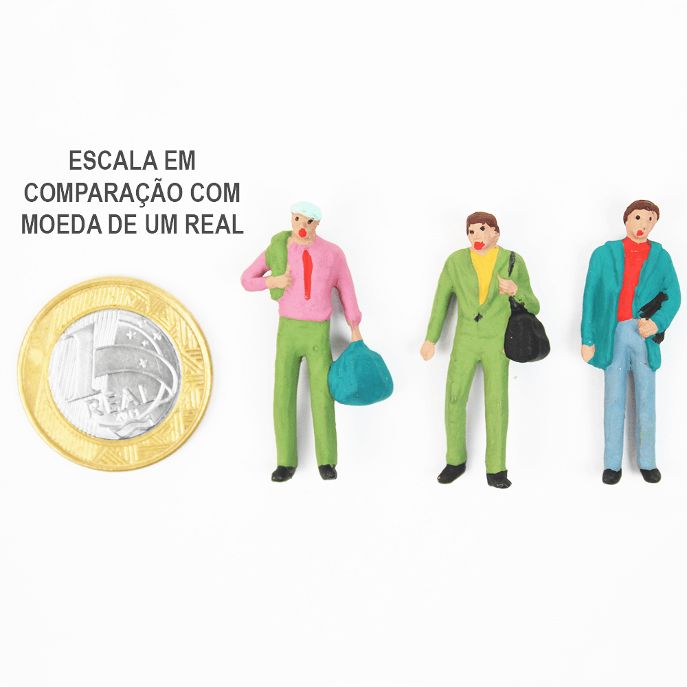 Figuras Para Maquetes 1/50 680 Minitec 03 Peças