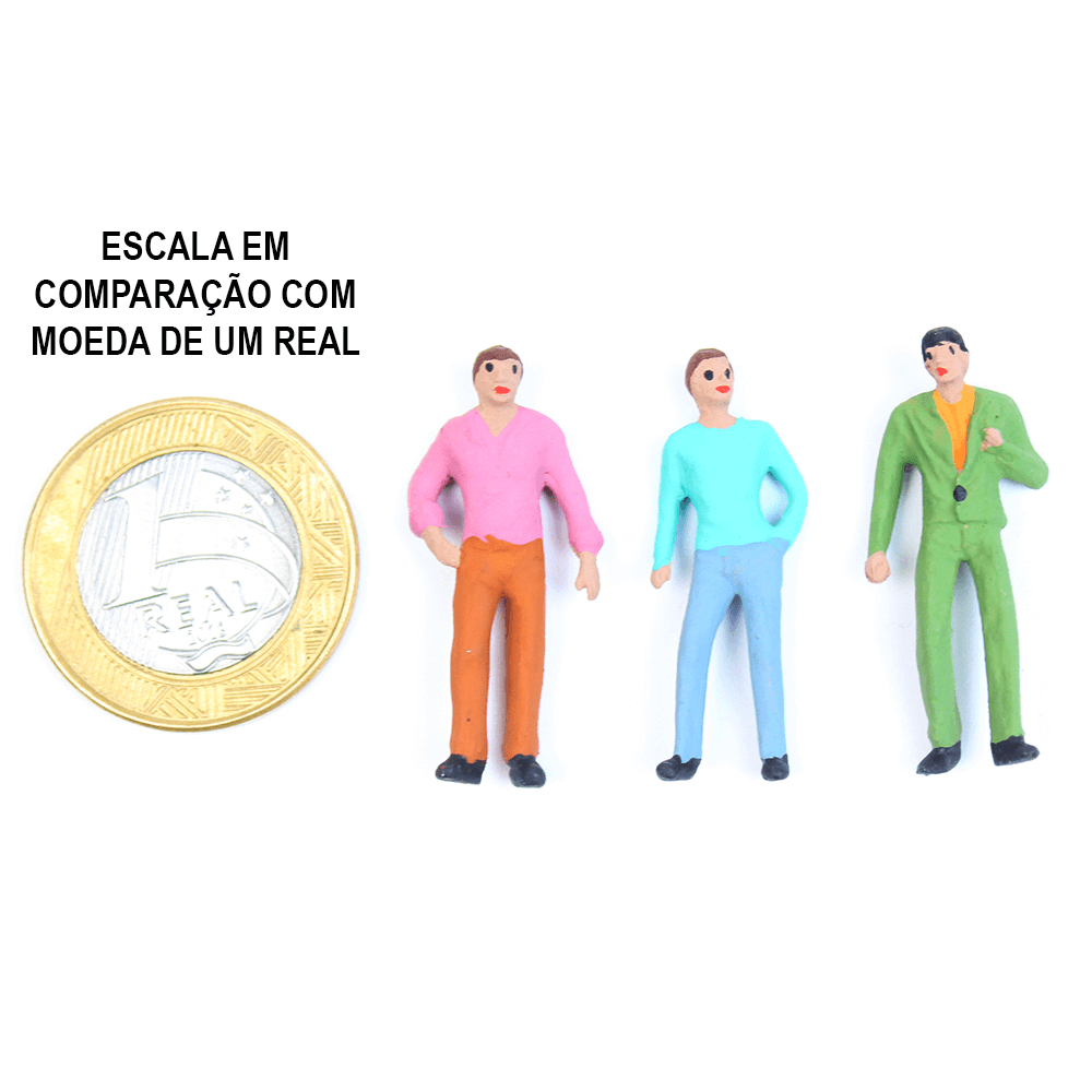Figuras Para Maquetes 1/50 682 Minitec 03 Peças
