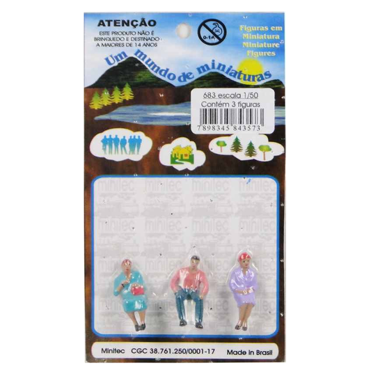 Figuras Para Maquetes 1/50 683 Minitec 03 Peças