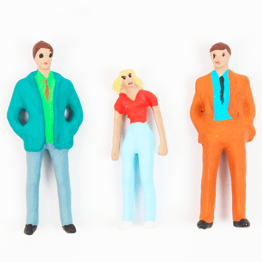 Figuras Para Maquetes 1/50 687 Minitec 03 Peças