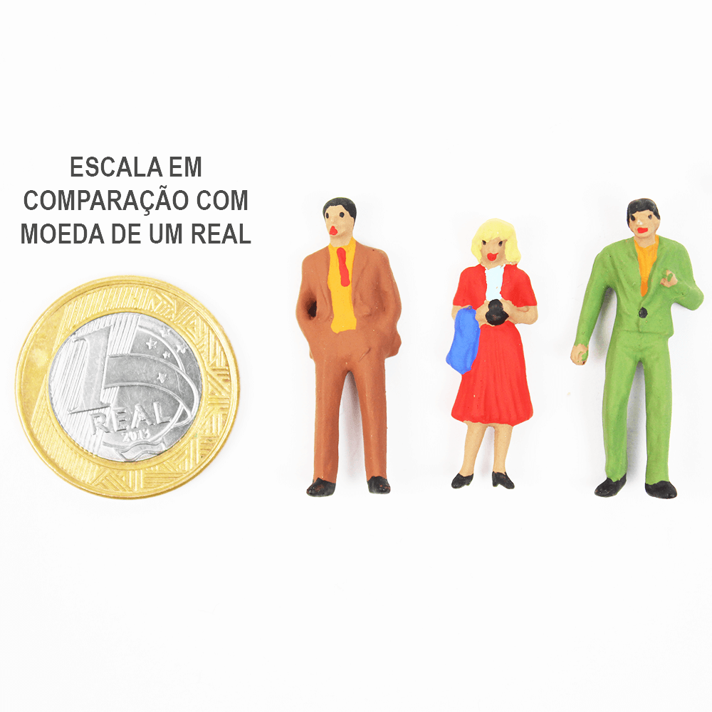 Figuras Para Maquetes 1/50 688 Minitec 03 Peças