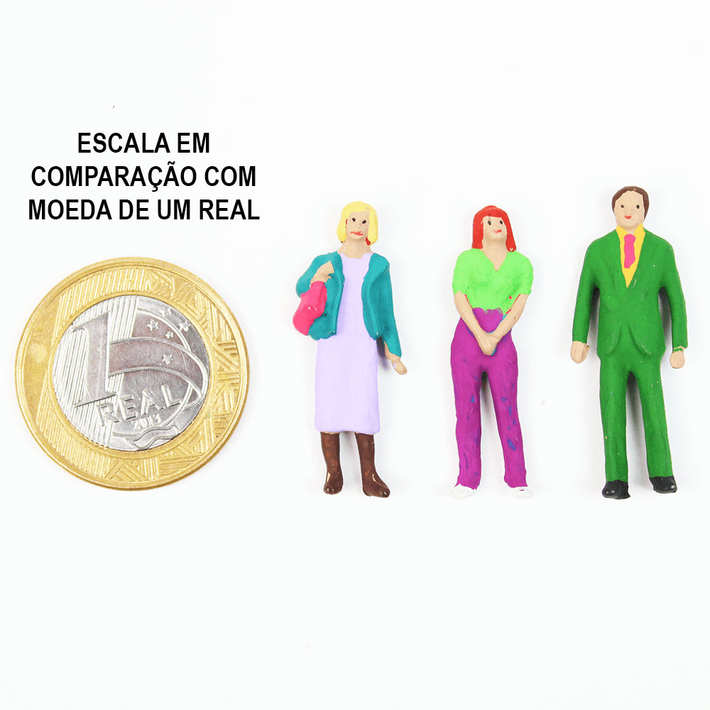 Figuras Para Maquetes 1/50 696 Minitec 03 Peças