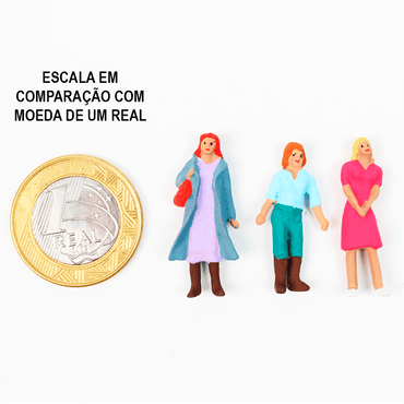 Figuras Para Maquetes 1/50 698 Minitec 03 Peças