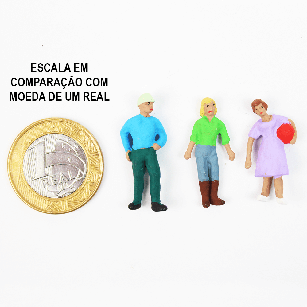 Figuras Para Maquetes 1/50 700 Minitec 03 Peças