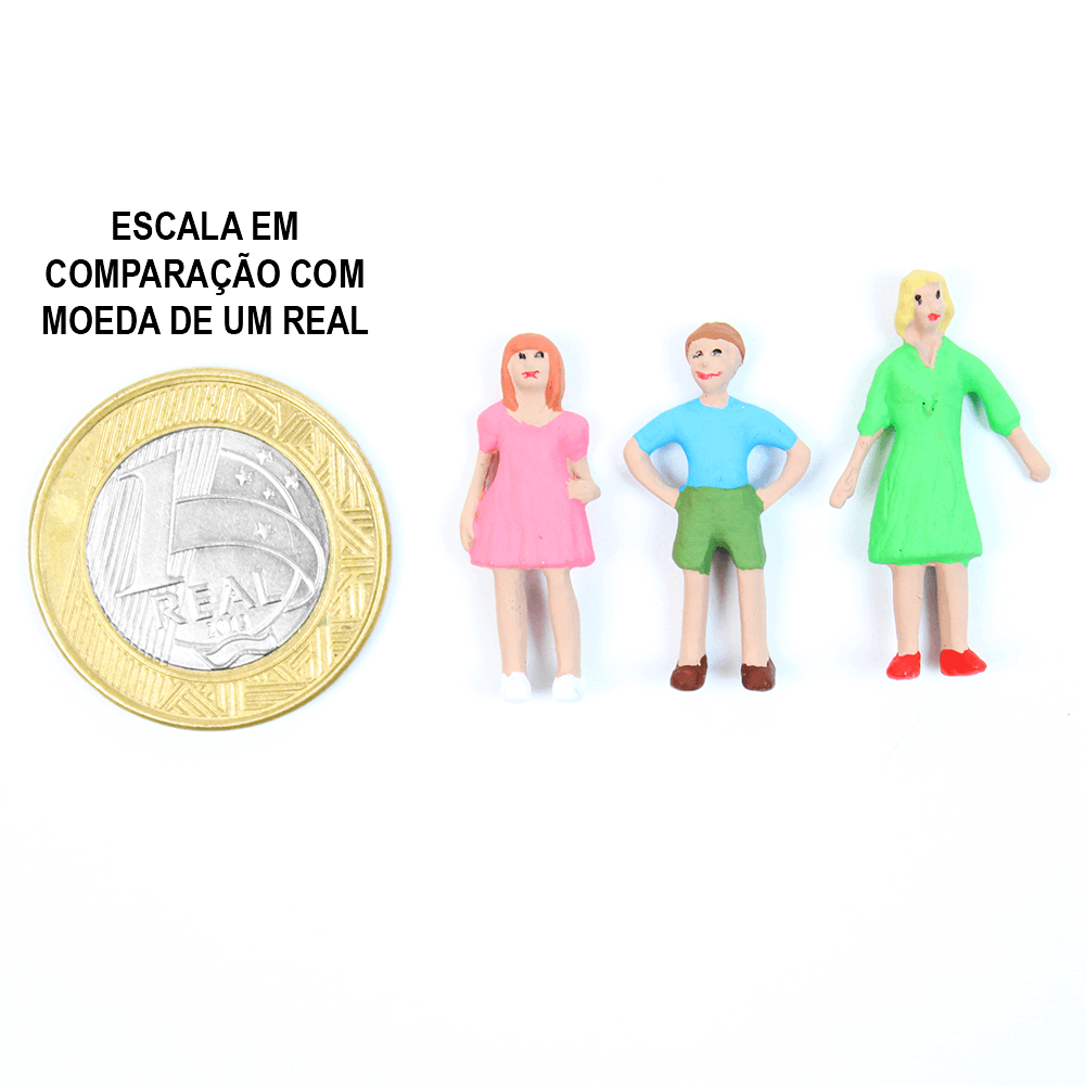 Figuras Para Maquetes 1/50 701 Minitec 03 Peças