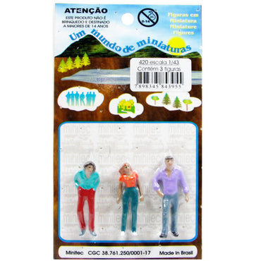 Figuras Para Maquetes 1/43 420 Minitec 03 Peças