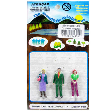 Figuras Para Maquetes 1/50 696 Minitec 03 Peças