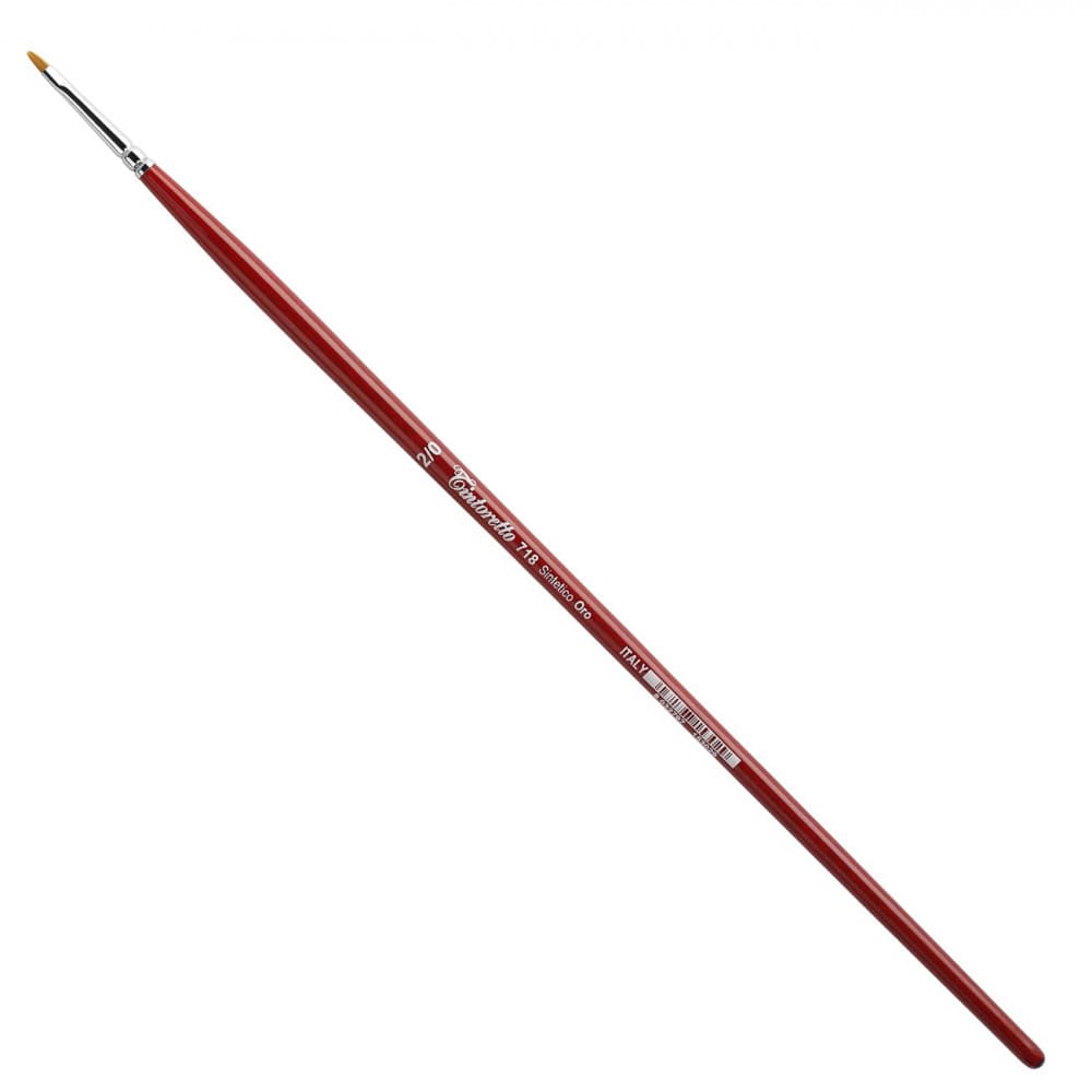 Pincel Tintoretto Filbert Cats Tongue Sintético 718 2/0