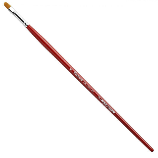 Pincel Tintoretto Filbert Cats Tongue Sintético 718 6