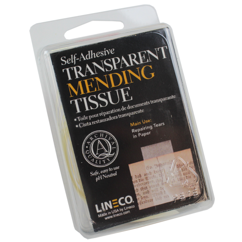 Fita de Tecido Transparente Para Reparo Lineco L533-0017M