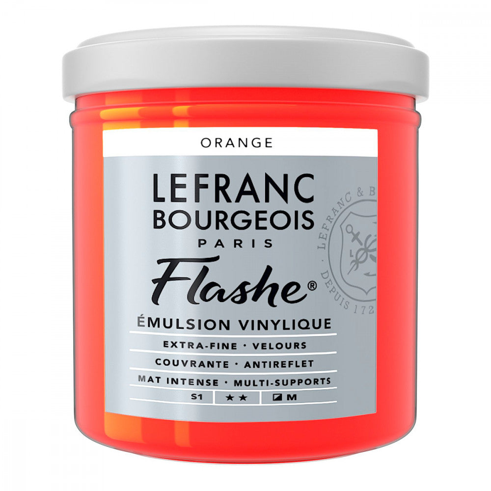 Tinta Acrílica Flashe Lefranc & Bourgeois 125ml S1 569 Orange