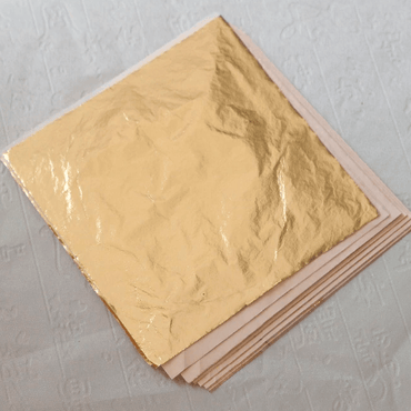 Folha de Ouro Para Douração e Restauro 14x14cm 25 Folhas