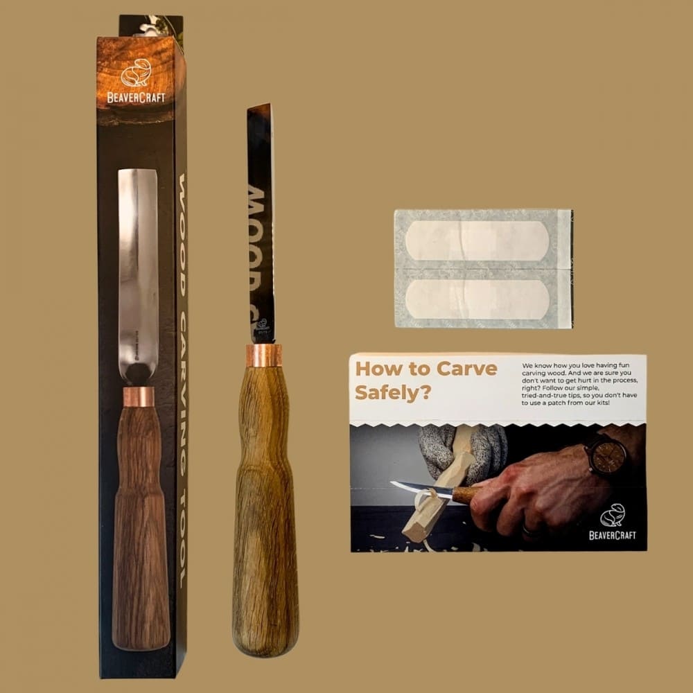 Formão para Entalhe Beaver Craft Profissional G1 (16 mm)
