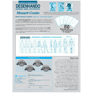 Desenhando Guerreiras Mangá - Caderno de Exercícios 1