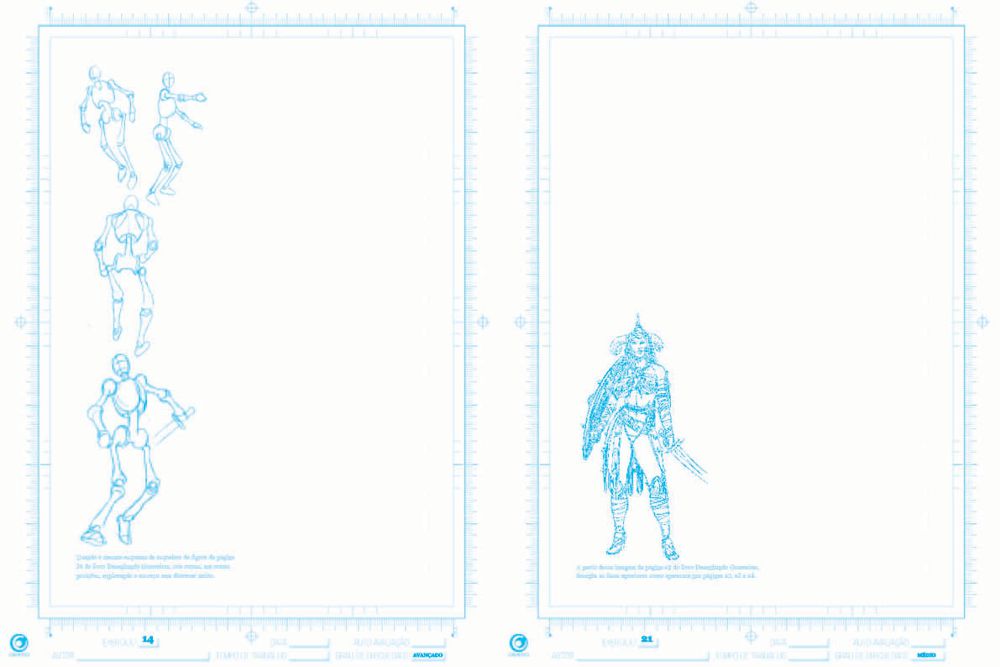 Desenhando Guerreiras Mangá - Caderno de Exercícios 1