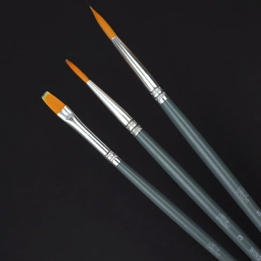 Kit Pincéis Winsor & Newton Foundation Sortidos Aquarela 3 Unidades