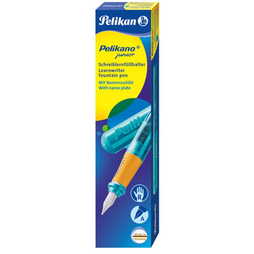 Caneta Tinteiro Pelikano Junior Turquoise Para Destro Pelikan