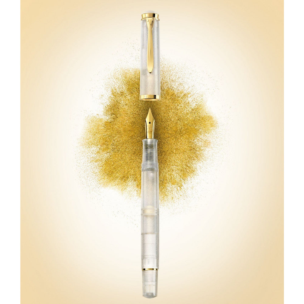 Estojo Caneta Tinteiro Pelikan M200 Golden Beryl Pena M