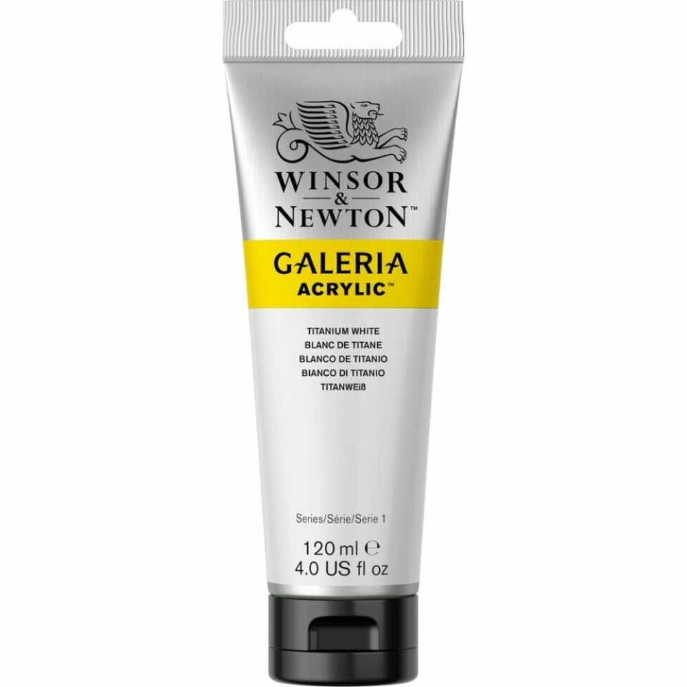 Tinta Acrílica Galeria Winsor & Newton 120ml 644 Titanium White