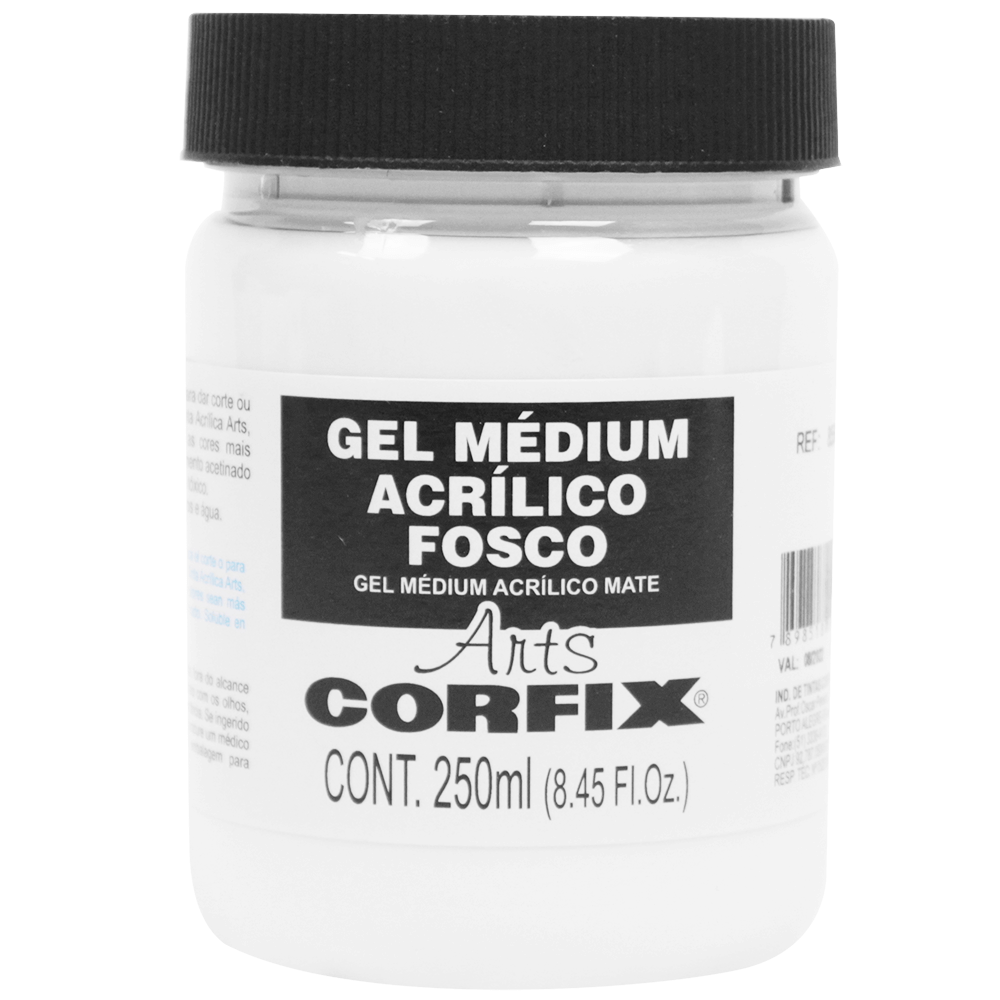 Gel Médium Acrílico Fosco Corfix Arts 250ml