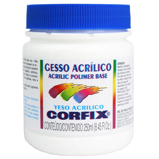 Gesso Acrílico Para Tela Corfix 250ml