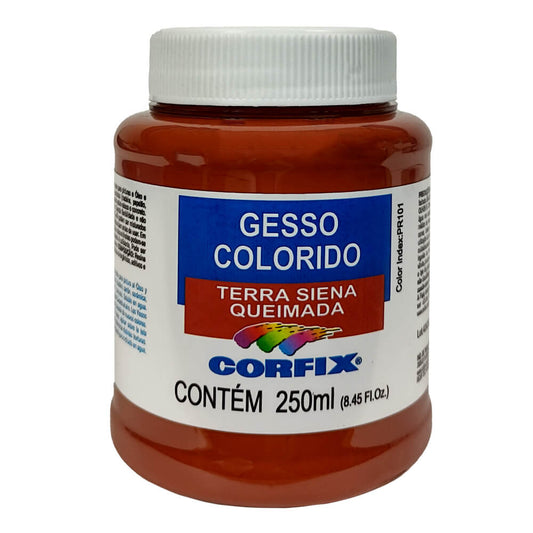 Gesso Colorido Corfix 250ml Terra Siena Queimada