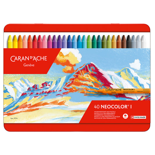 Pastel Oleoso Neocolor I Caran d'Ache 40 Cores