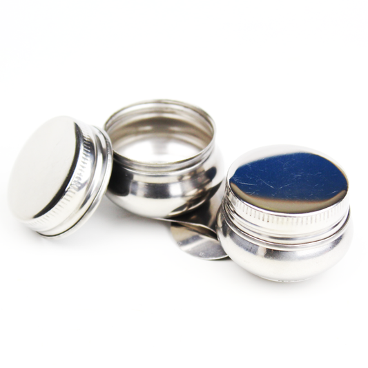 Godê de Aço Inox Duplo Tampa Rosca 15008