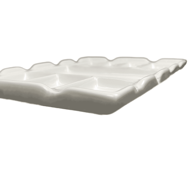 Godê de Porcelana Grande 08 Cavidades SFA112