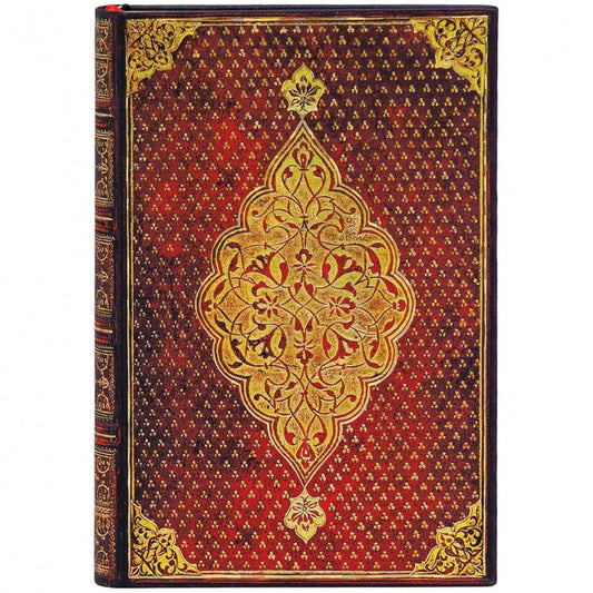 Paperblanks Golden Trefoil Mini Capa Dura Sem Pauta