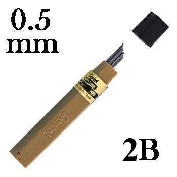Mina Grafite Pentel 0.5mm 2B