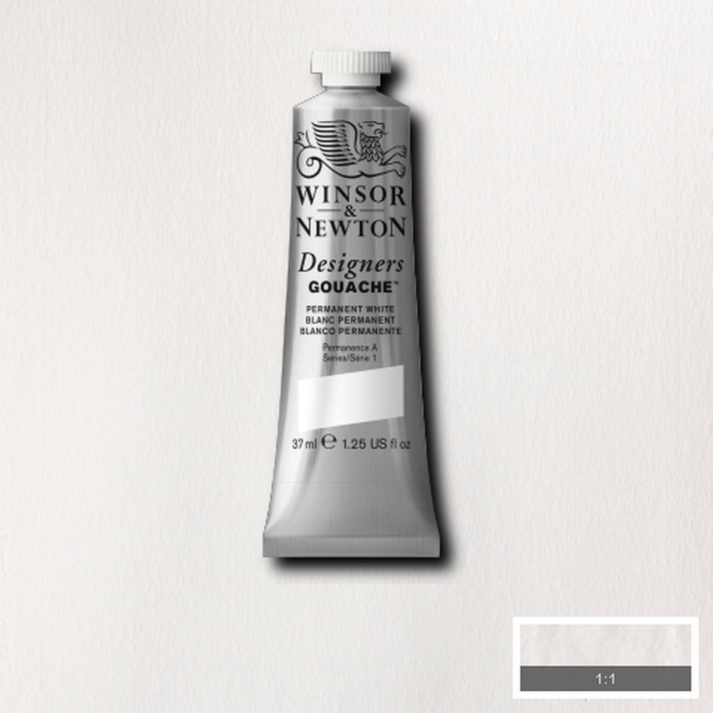 Tinta Guache Winsor & Newton Designers 37ml S1 512 Permanent White