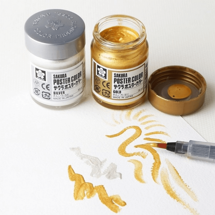 Tinta Guache Sakura Poster Color 30ml 12 Burnt Sienna