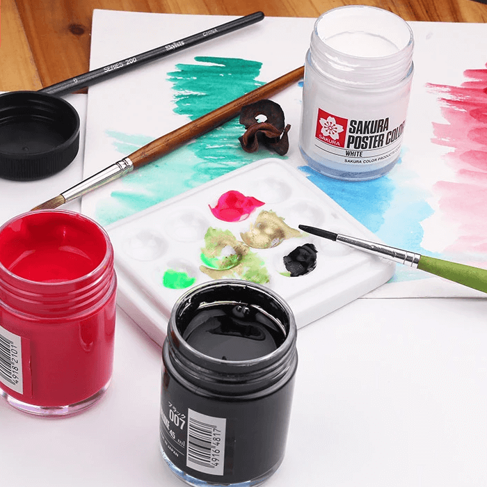 Tinta Guache Sakura Poster Color 30ml 5 Orange