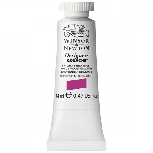 Tinta Guache Winsor & Newton Designers 14ml S1 050 Brilliant Red Violet