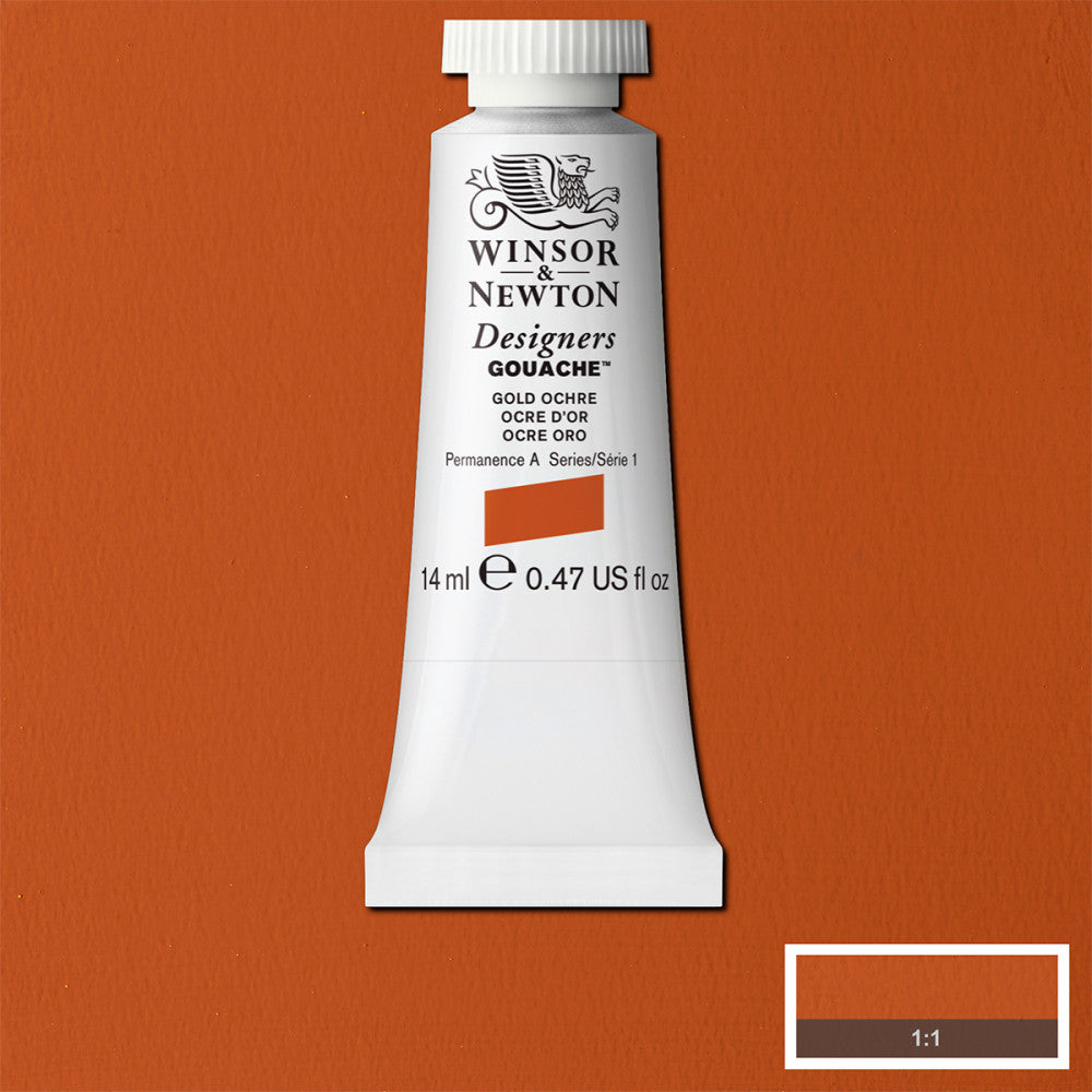 Tinta Guache Winsor & Newton Designers 14ml S1 285 Gold Ochre