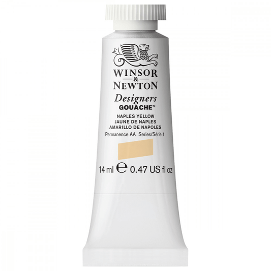 Tinta Guache Winsor & Newton Designers 14ml S1 422 Naples Yellow