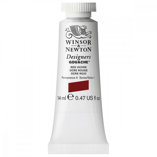 Tinta Guache Winsor & Newton Designers 14ml S1 564 Red Ochre