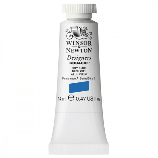 Tinta Guache Winsor & Newton Designers 14ml S1 621 Sky Blue