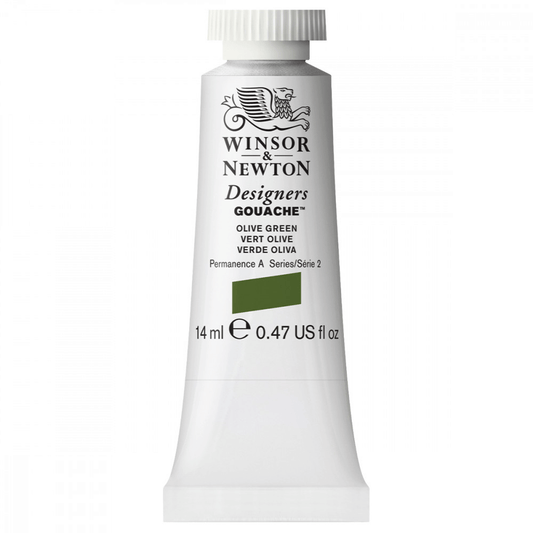 Tinta Guache Winsor & Newton Designers 14ml S2 447 Olive Green