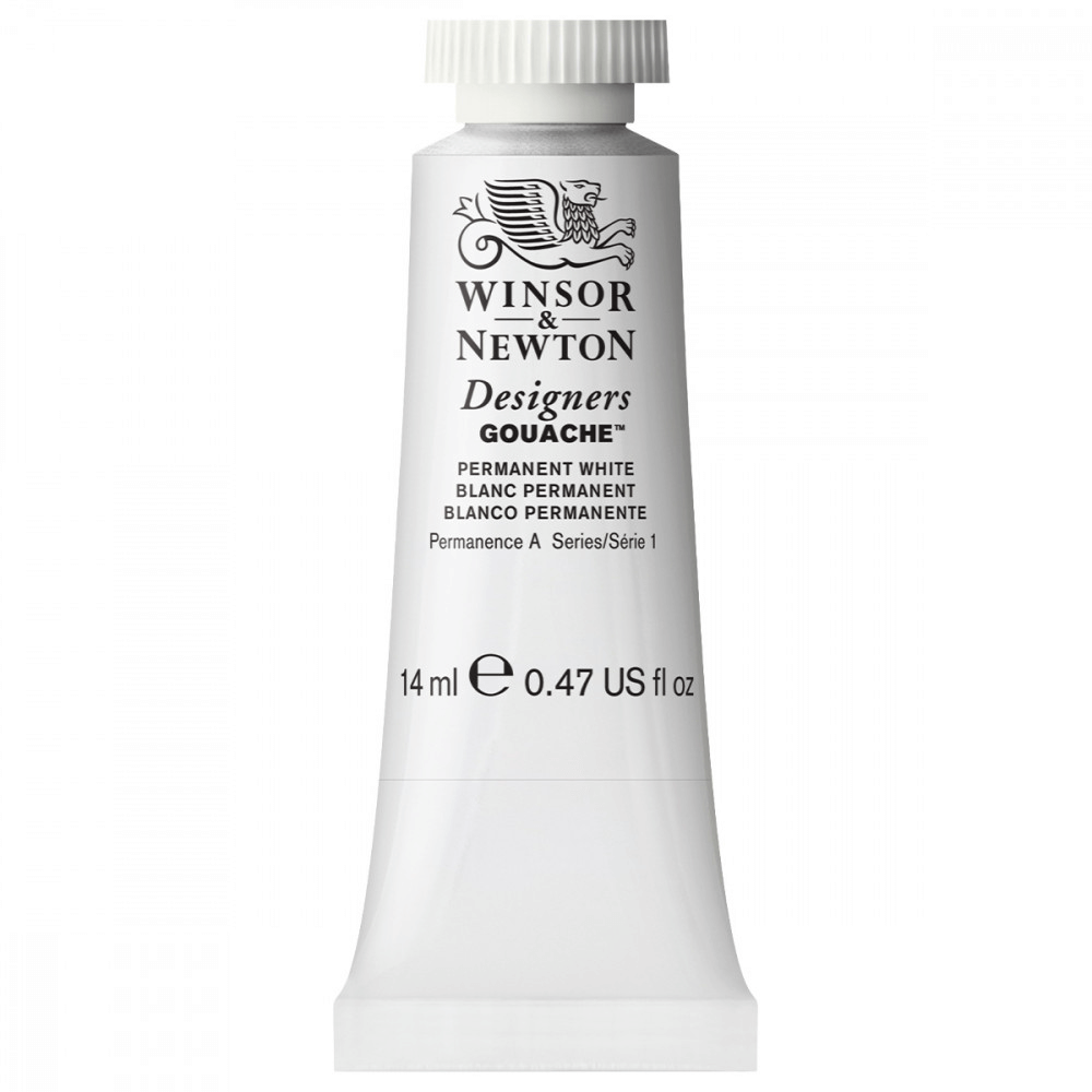 Tinta Guache Winsor & Newton Designers 14ml S1 512 Permanent White