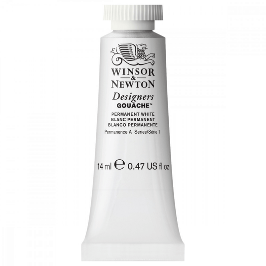 Tinta Guache Winsor & Newton Designers 14ml S1 512 Permanent White