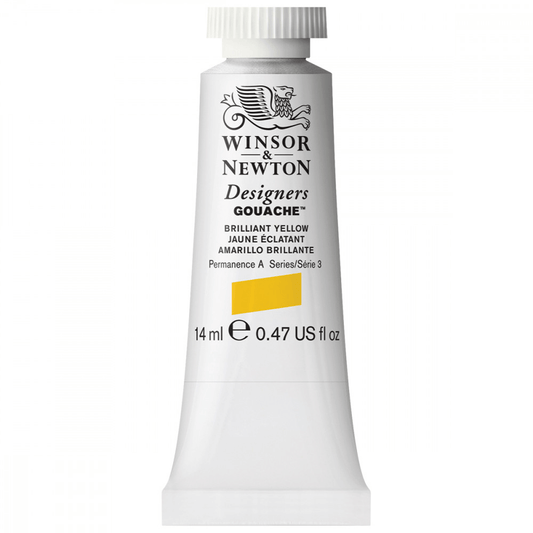 Tinta Guache Winsor & Newton Designers 14ml S3 055 Brilliant Yellow