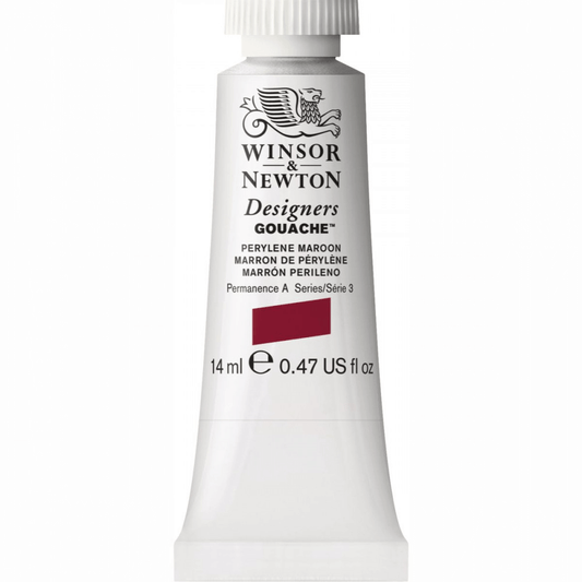Tinta Guache Winsor & Newton Designers 14ml S3 507 Perylene Maroon