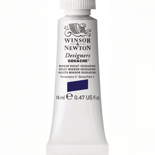 Tinta Guache Winsor & Newton Designers 14ml S3 733 Winsor Violet Dioxazine