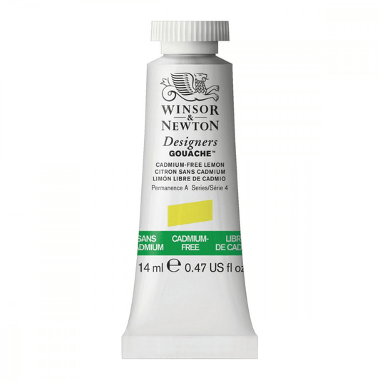 Tinta Guache Winsor & Newton Designers 14ml S4 898 Cadmium Free Lemon