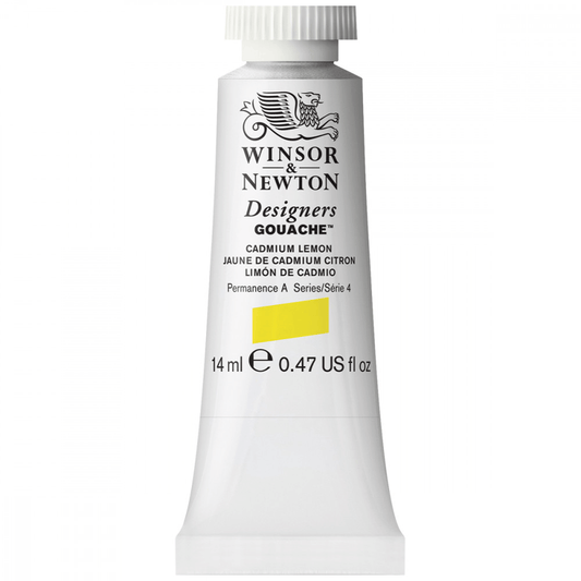 Tinta Guache Winsor & Newton Designers 14ml S4 086 Cadmium Lemon