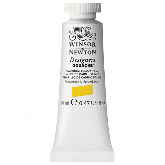 Tinta Guache Winsor & Newton Designers 14ml S4 118 Cadmium Yellow Pale